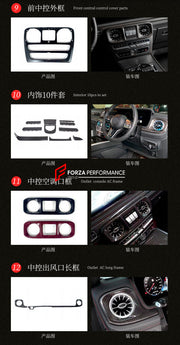 Buy Now CARBON INTERIOR KIT for MERCEDES-BENZ G-CLASS AMG G63 W464 W463A 2018 - 2024 and upgrade car parts from SIR Tuning at the Best Price. Headlights, Tail lights, Bodykits, Navigations, Accessories and more - Fast & Free Shipping within Europe, US & Worldwide.