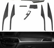 Buy Now DRY CARBON FIBER INTERIOR TRIM KIT for BMW 5 SERIES G30 2017 - 2023 and upgrade car parts from SIR Tuning at the Best Price. Headlights, Tail lights, Bodykits, Navigations, body kit and more - Fast & Free Shipping within Europe, US & Worldwide.