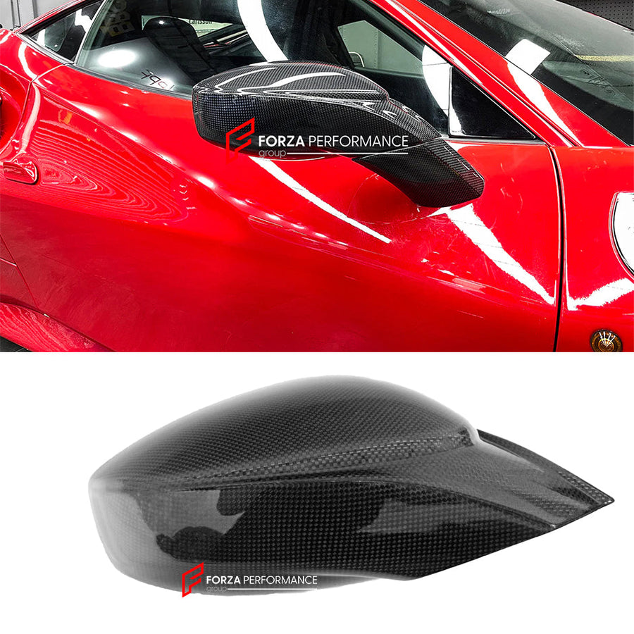 Buy Now CARBON MIRROR FRAME REPLACEMENT for FERRARI 488 SPIDER 2015 - 2019 and upgrade car parts from SIR Tuning at the Best Price. Headlights, Tail lights, Bodykits, Navigations, body kit and more - Fast & Free Shipping within Europe, US & Worldwide.