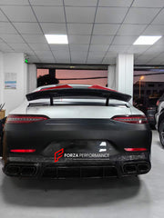 Buy Now CARBON REAR DIFFUSER and SPOILER for MERCEDES-BENZ AMG GT X290 2019+ and upgrade car parts from SIR Tuning at the Best Price. Headlights, Tail lights, Bodykits, Navigations, body kit and more - Fast & Free Shipping within Europe, US & Worldwide.
