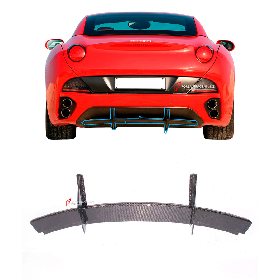 Buy Now CARBON REAR DIFFUSER COVER for FERRARI CALIFORNIA 2008 - 2014 and upgrade car parts from SIR Tuning at the Best Price. Headlights, Tail lights, Bodykits, Navigations, body kit and more - Fast & Free Shipping within Europe, US & Worldwide.