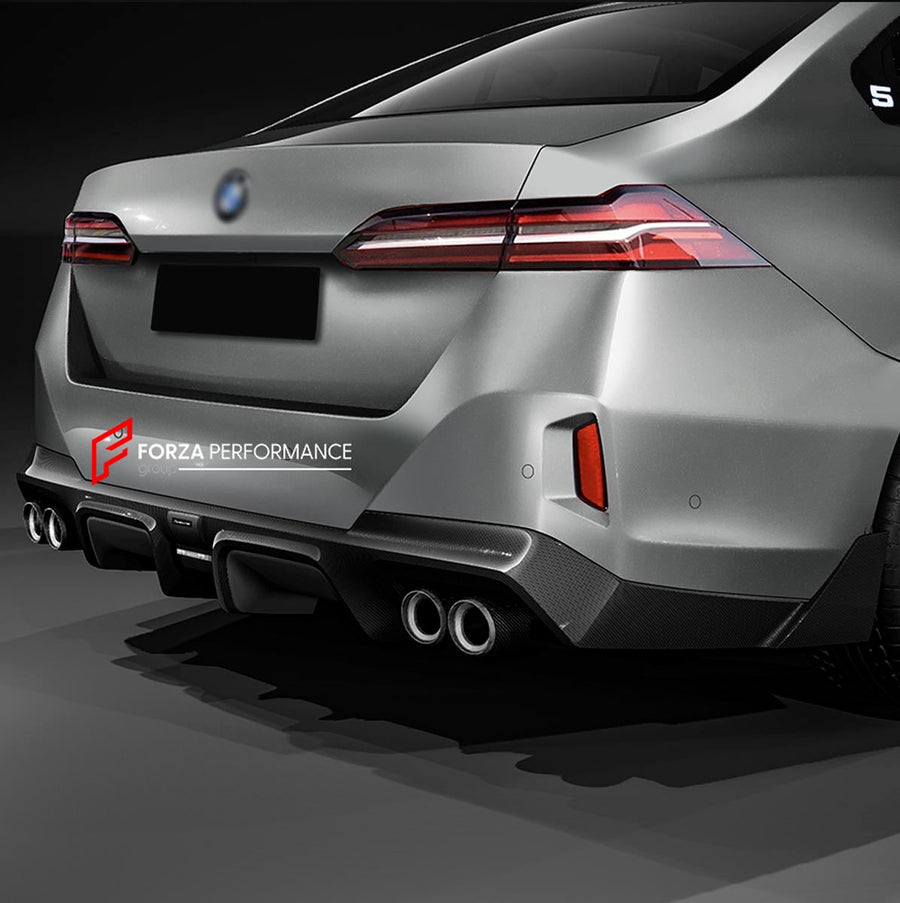 Buy Now CARBON REAR DIFFUSER for BMW 5 SERIES G68 2023+ and upgrade car parts from SIR Tuning at the Best Price. Headlights, Tail lights, Bodykits, Navigations, Body Kit and more - Fast & Free Shipping within Europe, US & Worldwide.