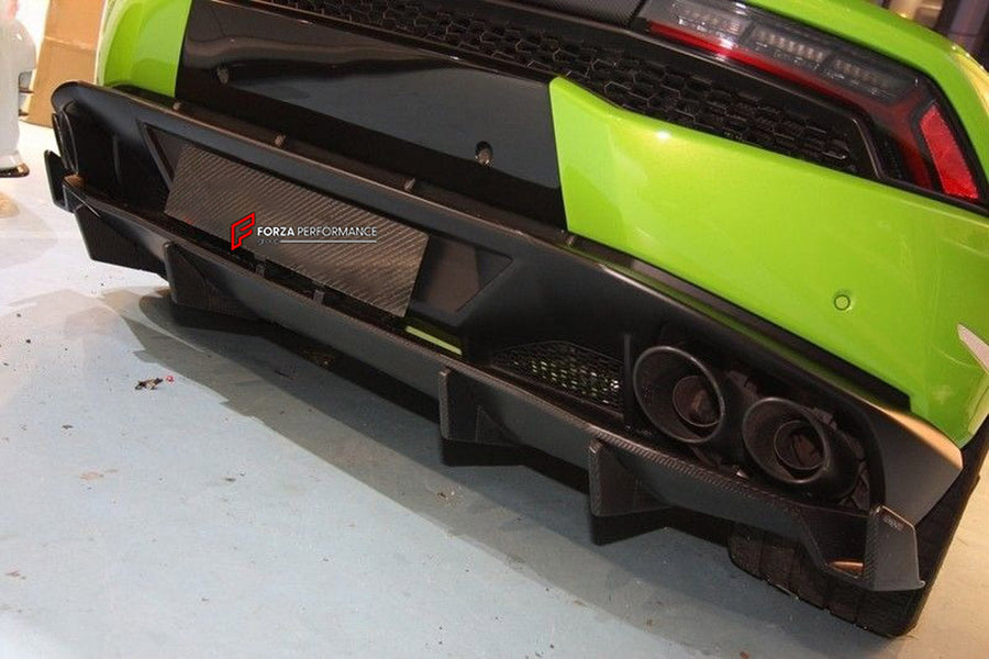 Buy Now CARBON REAR DIFFUSER for LAMBORGHINI HURACAN LP610 and upgrade car parts from SIR Tuning at the Best Price. Headlights, Tail lights, Bodykits, Navigations, Body Kit and more - Fast & Free Shipping within Europe, US & Worldwide.
