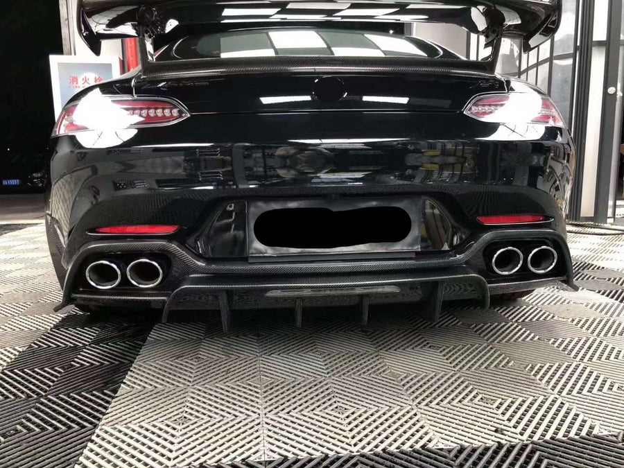 Buy Now CARBON REAR DIFFUSER FOR MERCEDES BENZ AMG GT C190 2017+ and upgrade car parts from SIR Tuning at the Best Price. Headlights, Tail lights, Bodykits, Navigations, body kit and more - Fast & Free Shipping within Europe, US & Worldwide.