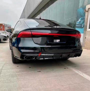 Buy Now REAR DIFFUSER WITH EXHAUST TIPS for AUDI A7 | S7 | RS7 4K8 2019 - 2024 and upgrade car parts from SIR Tuning at the Best Price. Headlights, Tail lights, Bodykits, Navigations, body kit and more - Fast & Free Shipping within Europe, US & Worldwide.
