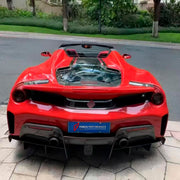 Buy Now CARBON REAR ENGINE HOOD COVER for FERRARI 488 GTB 2015 - 2020 and upgrade car parts from SIR Tuning at the Best Price. Headlights, Tail lights, Bodykits, Navigations, body kit and more - Fast & Free Shipping within Europe, US & Worldwide.