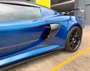 Buy Now CARBON REAR SIDE AIR INTAKE SCOOP for LOTUS EXIGE 3 V6 350 CUP 2011 - 2021 and upgrade car parts from SIR Tuning at the Best Price. Headlights, Tail lights, Bodykits, Navigations, body kit and more - Fast & Free Shipping within Europe, US & Worldwide.