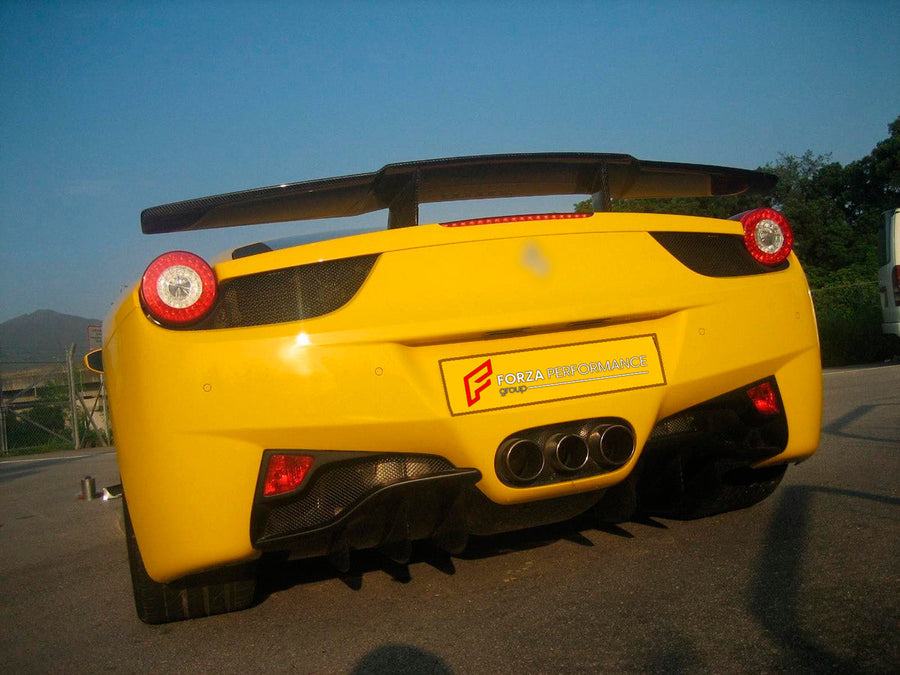 Buy Now CARBON REAR SPOILER WING for FERRARI 458 ITALIA and upgrade car parts from SIR Tuning at the Best Price. Headlights, Tail lights, Bodykits, Navigations, Body Kit and more - Fast & Free Shipping within Europe, US & Worldwide.
