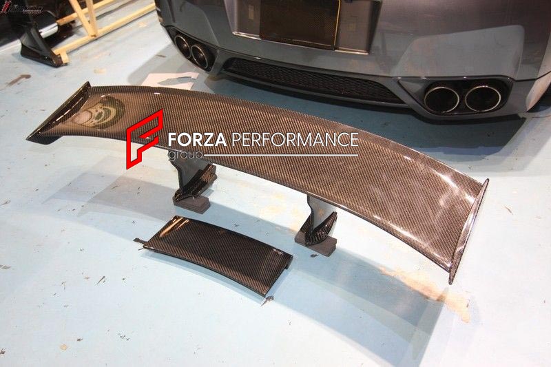 Buy Now CARBON REAR SPOILER WING for NISSAN GT-R R35 2008 - 2017 and upgrade car parts from SIR Tuning at the Best Price. Headlights, Tail lights, Bodykits, Navigations, Body Kit and more - Fast & Free Shipping within Europe, US & Worldwide.