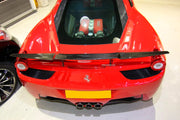Buy Now CARBON REAR WING SPOILER for FERRARI 458 ITALIA 2009 - 2015 and upgrade car parts from SIR Tuning at the Best Price. Headlights, Tail lights, Bodykits, Navigations, body kit and more - Fast & Free Shipping within Europe, US & Worldwide.