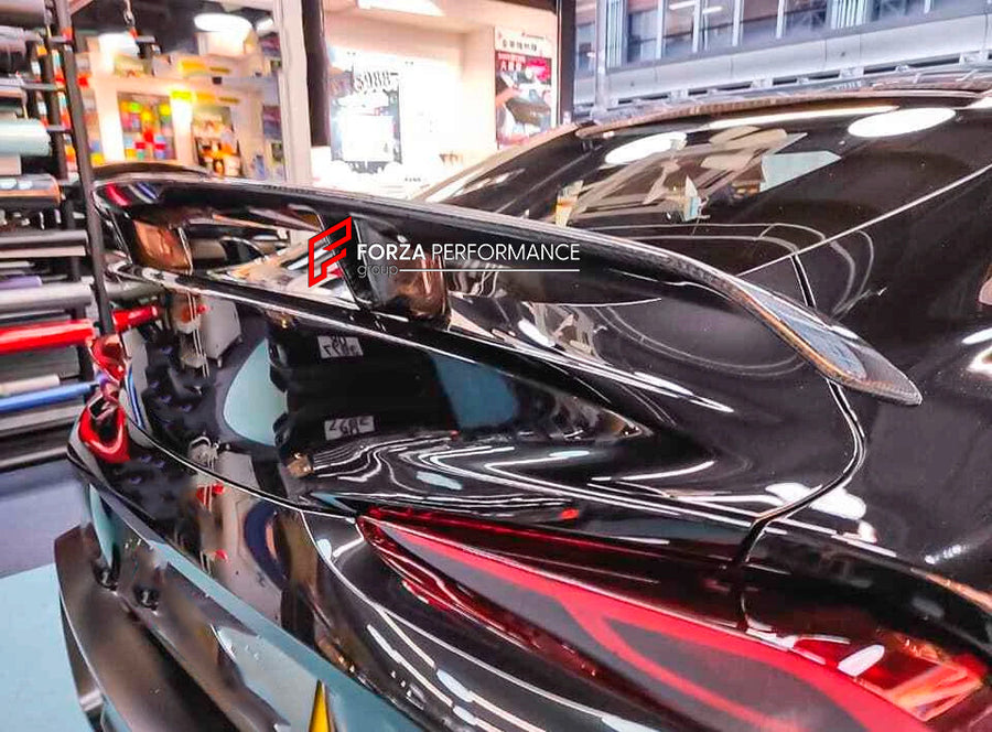 Buy Now CARBON REAR WING SPOILER for TOYOTA SUPRA A90 2019+ and upgrade car parts from SIR Tuning at the Best Price. Headlights, Tail lights, Bodykits, Navigations, body kit and more - Fast & Free Shipping within Europe, US & Worldwide.