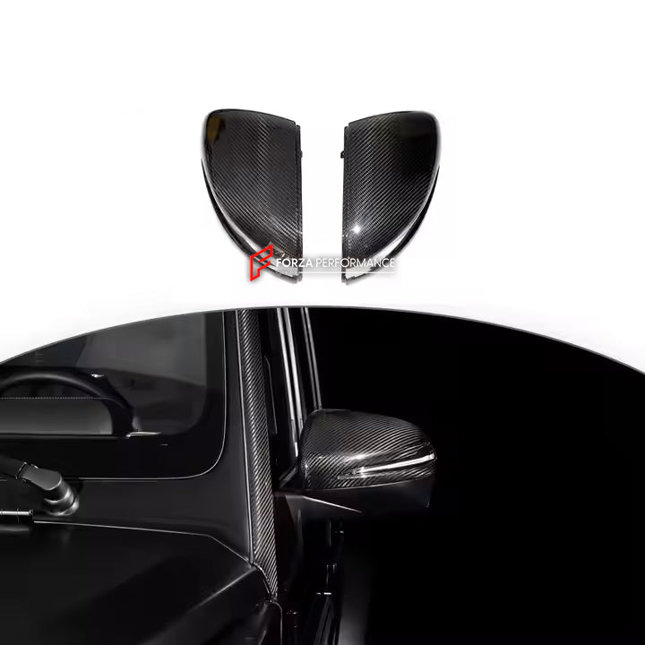 Buy Now CARBON SIDE MIRROR COVERS for MERCEDES BENZ AMG G63 W465 G350 G500 G550 AMG G63 2024+ and upgrade car parts from SIR Tuning at the Best Price. Headlights, Tail lights, Bodykits, Navigations, Carbon body kit and more - Fast & Free Shipping within Europe, US & Worldwide.