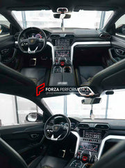 Buy Now CARBON REPLACEMENT INTERIOR KIT for LAMBORGHINI URUS 2018+ and upgrade car parts from SIR Tuning at the Best Price. Headlights, Tail lights, Bodykits, Navigations, body kit and more - Fast & Free Shipping within Europe, US & Worldwide.