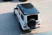 Buy Now CARBON ROOF COVER for MERCEDES-BENZ G-CLASS G63 W463A W464 2018 - 2024 and upgrade car parts from SIR Tuning at the Best Price. Headlights, Tail lights, Bodykits, Navigations, Carbon body kit and more - Fast & Free Shipping within Europe, US & Worldwide.