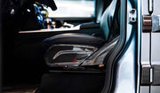 Buy Now CARBON SEAT SIDE PANELS for MERCEDES-BENZ G-CLASS W465 G450 G350 G500 G550 AMG G63 G63 2024+ and upgrade car parts from SIR Tuning at the Best Price. Headlights, Tail lights, Bodykits, Navigations, Accessories and more - Fast & Free Shipping within Europe, US & Worldwide.