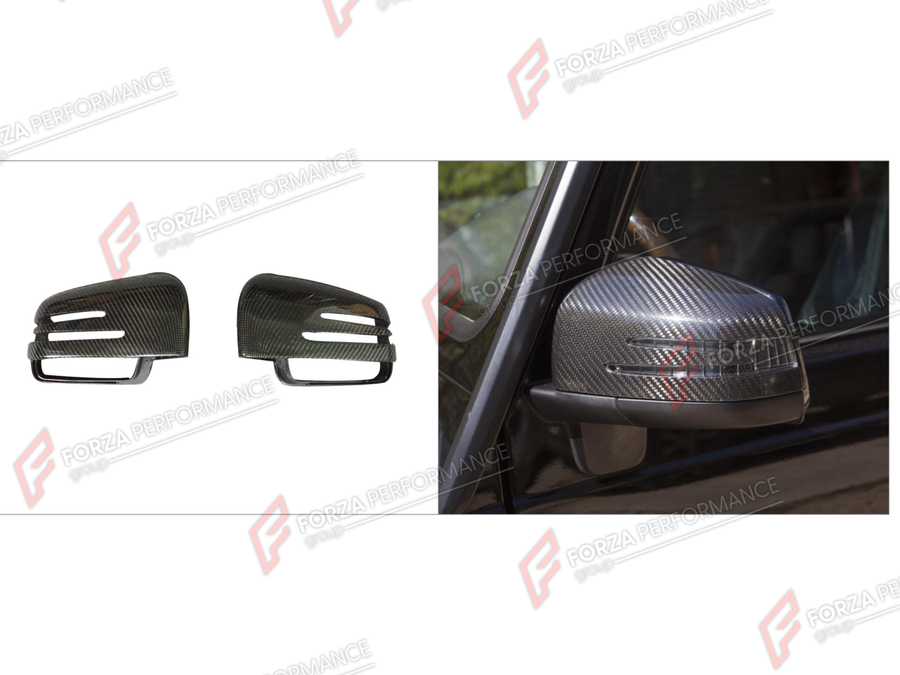 Buy Now CARBON SIDE MIRROR COVERS for MERCEDES-BENZ G-CLASS W463 G63 2012 - 2018 and upgrade car parts from SIR Tuning at the Best Price. Headlights, Tail lights, Bodykits, Navigations, Body Kit and more - Fast & Free Shipping within Europe, US & Worldwide.