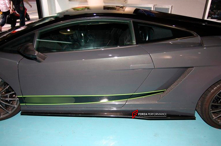 Buy Now CARBON SIDE SKIRT for LAMBORGHINI GALLARDO 2003 - 2013 and upgrade car parts from SIR Tuning at the Best Price. Headlights, Tail lights, Bodykits, Navigations, Body Kit and more - Fast & Free Shipping within Europe, US & Worldwide.