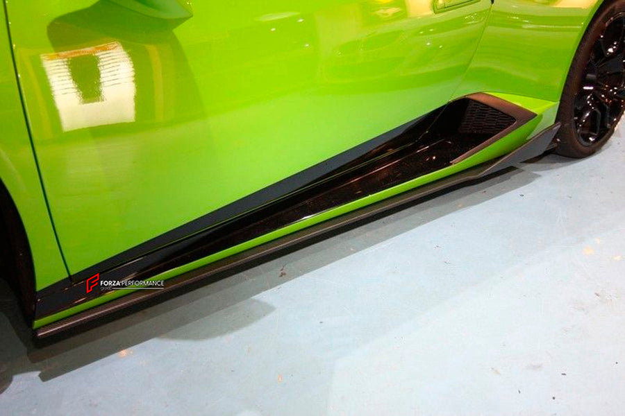 Buy Now CARBON SIDE SKIRT for LAMBORGHINI HURACAN LP580 LP610 and upgrade car parts from SIR Tuning at the Best Price. Headlights, Tail lights, Bodykits, Navigations, Body Kit and more - Fast & Free Shipping within Europe, US & Worldwide.