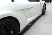 Buy Now CARBON SIDE SKIRTS for LAMBORGHINI GALLARDO LP560 2003 - 2014 upgrade to LP570 and upgrade car parts from SIR Tuning at the Best Price. Headlights, Tail lights, Bodykits, Navigations, body kit and more - Fast & Free Shipping within Europe, US & Worldwide.