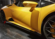 Buy Now DRY CARBON SIDE SKIRTS FOR LAMBORGHINI HURACAN 610LP EVO and upgrade car parts from SIR Tuning at the Best Price. Headlights, Tail lights, Bodykits, Navigations, body kit and more - Fast & Free Shipping within Europe, US & Worldwide.