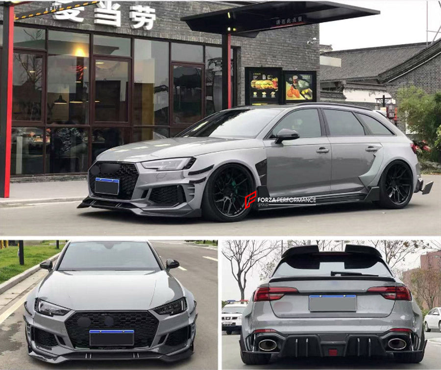 Buy Now CARBON WIDE BODY KIT for AUDI RS4 B9 2018+ and upgrade car parts from SIR Tuning at the Best Price. Headlights, Tail lights, Bodykits, Navigations, body kit and more - Fast & Free Shipping within Europe, US & Worldwide.
