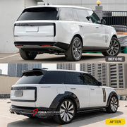 Buy Now CARBON WIDE BODY KIT for LAND ROVER RANGE ROVER L460 2022+ and upgrade car parts from SIR Tuning at the Best Price. Headlights, Tail lights, Bodykits, Navigations, body kit and more - Fast & Free Shipping within Europe, US & Worldwide.