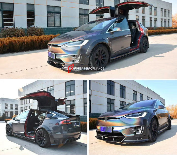 Buy Now CARBON WIDE BODY KIT for TESLA MODEL X 2016+ and upgrade car parts from SIR Tuning at the Best Price. Headlights, Tail lights, Bodykits, Navigations, body kit and more - Fast & Free Shipping within Europe, US & Worldwide.