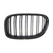 Central Kidney Grilles suitable for BMW 7 Series F01 F02 F03 (2008-2015) Double Stripe M Design Piano Black – product image 3