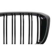 Central Kidney Grilles With LED suitable for BMW X3 G01 (11.2017-2020) X4 G02 (02.2018-2020) Double Stripe Piano Black – prod