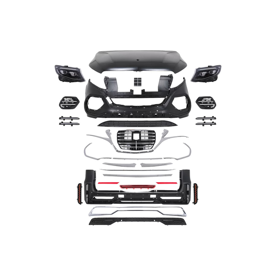 Complete Body Kit suitable for Mercedes V-Class W447 (2014-2023) Conversion to 2024 Design – product image 1