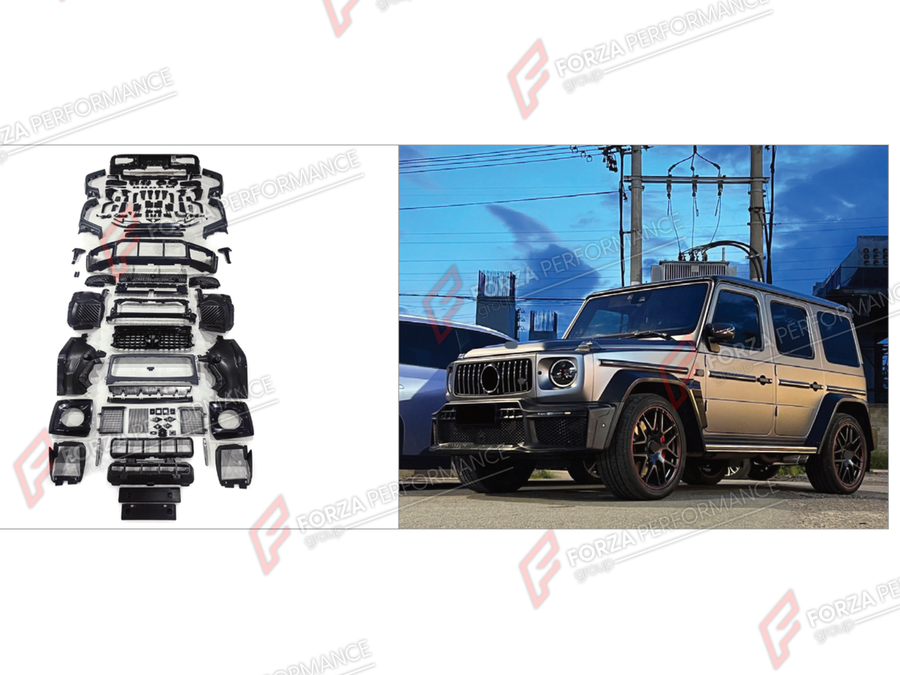 Buy Now CONVERSION BODY KIT for MERCEDES-BENZ G-CLASS W465 G63 2025+ UPGRADE to G-CLASS W465 G63 G450D G500 G550 2025+ and upgrade car parts from SIR Tuning at the Best Price. Headlights, Tail lights, Bodykits, Navigations, Body Kit and more - Fast & Free Shipping within Europe, US & Worldwide.