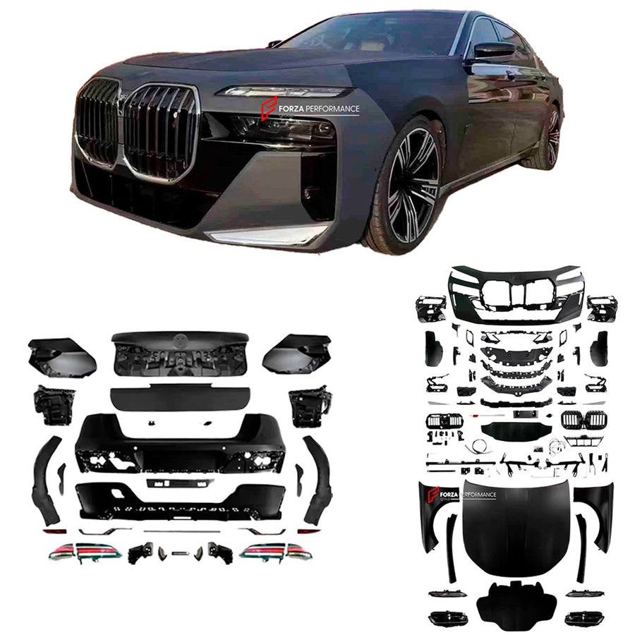 Buy Now CONVERSION BODY KIT FOR BMW 7 SERIES F01 F02 2008 - 2015 UPGRADE TO G70 2023+ FACELIFT and upgrade car parts from SIR Tuning at the Best Price. Headlights, Tail lights, Bodykits, Navigations, body kit and more - Fast & Free Shipping within Europe, US & Worldwide.