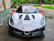 Buy Now CONVERSION UPGRADE DRY CARBON BODY KIT for FERRARI 488 2015 - 2020 UPGRADE to 488 CHALLENGE EVO FACELIFT and upgrade car parts from SIR Tuning at the Best Price. Headlights, Tail lights, Bodykits, Navigations, Carbon body kit and more - Fast & Free Shipping within Europe, US & Worldwide.