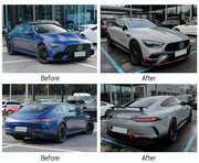 Buy Now CONVERSION BODY KIT for MERCEDES BENZ AMG GT X290 GT43 GT50 GT53 UPGRADE to GT63 2018+ and upgrade car parts from SIR Tuning at the Best Price. Headlights, Tail lights, Bodykits, Navigations, body kit and more - Fast & Free Shipping within Europe, US & Worldwide.
