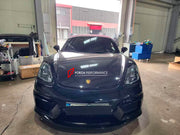 Buy Now CONVERSION FRONT BUMPER for PORSCHE 718 982 CAYMAN BOXSTER 2016+ upgrade to CAYMAN GT4 2020 - 2023 and upgrade car parts from SIR Tuning at the Best Price. Headlights, Tail lights, Bodykits, Navigations, body kit and more - Fast & Free Shipping within Europe, US & Worldwide.
