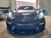 Buy Now CONVERSION FRONT BUMPER for PORSCHE 718 982 CAYMAN BOXSTER 2016+ upgrade to CAYMAN GT4 2020 - 2023 and upgrade car parts from SIR Tuning at the Best Price. Headlights, Tail lights, Bodykits, Navigations, body kit and more - Fast & Free Shipping within Europe, US & Worldwide.