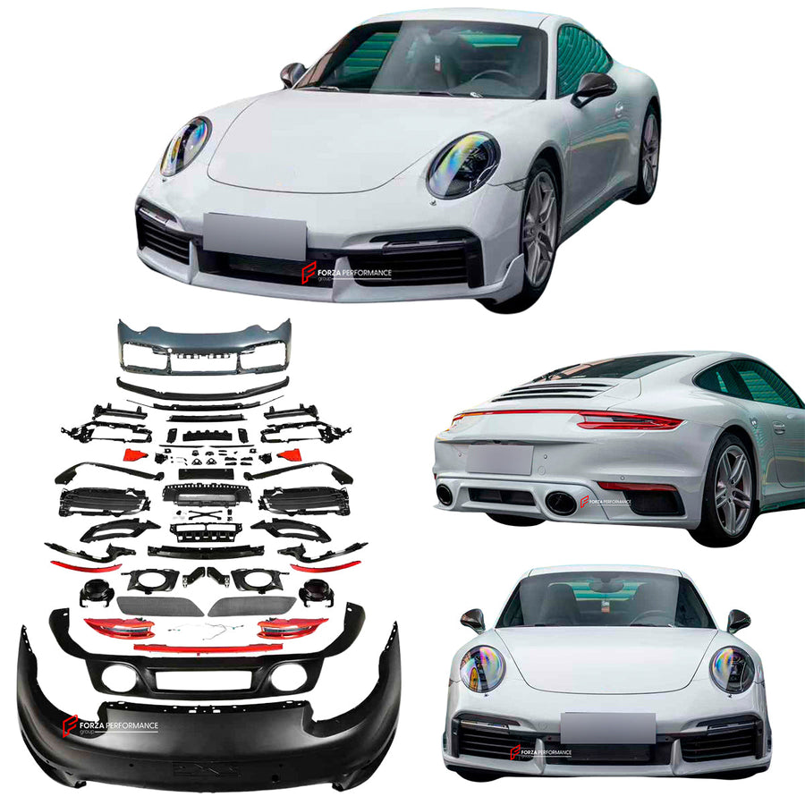 Buy Now CONVERSION BODY KIT FOR PORSCHE 911 991 CARERRA 2011 - 2019 to 911 992 TURBO and upgrade car parts from SIR Tuning at the Best Price. Headlights, Tail lights, Bodykits, Navigations, body kit and more - Fast & Free Shipping within Europe, US & Worldwide.