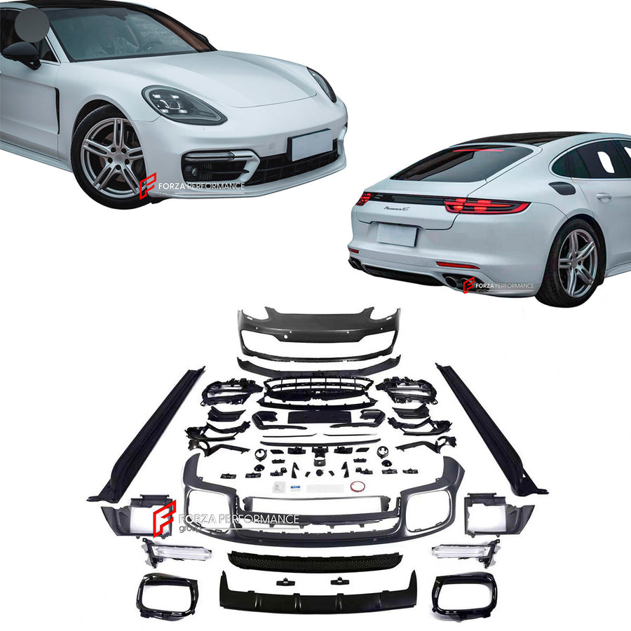 Buy Now CONVERSION BODY KIT for PORSCHE PANAMERA 971.1 S 4S 4E HYBRID 2017 - 2020 UPGRADE to 971.1 GTS and upgrade car parts from SIR Tuning at the Best Price. Headlights, Tail lights, Bodykits, Navigations, body kit and more - Fast & Free Shipping within Europe, US & Worldwide.