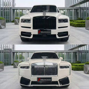 Buy Now CONVERSION BODY KIT for ROLLS ROYCE CULLINAN SERIES I 2018 - 2024 UPGRADE to CULLINAN SERIES II FACELIFT 2025+ and upgrade car parts from SIR Tuning at the Best Price. Headlights, Tail lights, Bodykits, Navigations, body kit and more - Fast & Free Shipping within Europe, US & Worldwide.