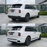 Buy Now CONVERSION BODY KIT for ROLLS ROYCE CULLINAN SERIES I 2018 - 2024 UPGRADE to CULLINAN SERIES II FACELIFT 2025+ and upgrade car parts from SIR Tuning at the Best Price. Headlights, Tail lights, Bodykits, Navigations, body kit and more - Fast & Free Shipping within Europe, US & Worldwide.
