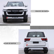 Buy Now CONVERSION BODY KIT for TOYOTA LAND CRUISER 200 to LC300 GR STYLE and upgrade car parts from SIR Tuning at the Best Price. Headlights, Tail lights, Bodykits, Navigations, body kit and more - Fast & Free Shipping within Europe, US & Worldwide.