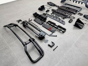 Buy Now CONVERSION BODY KIT with FRONT BUMPER GRILLE PROTECTOR BULL BAR GUARD for MERCEDES BENZ G CLASS W465 2024+ to G63 AMG W465 2025+ and upgrade car parts from SIR Tuning at the Best Price. Headlights, Tail lights, Bodykits, Navigations, Carbon body kit and more - Fast & Free Shipping within Europe, US & Worldwide.