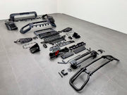 Buy Now CONVERSION BODY KIT with FRONT BUMPER GRILLE PROTECTOR BULL BAR GUARD for MERCEDES BENZ G CLASS W465 2024+ to G63 AMG W465 2025+ and upgrade car parts from SIR Tuning at the Best Price. Headlights, Tail lights, Bodykits, Navigations, Carbon body kit and more - Fast & Free Shipping within Europe, US & Worldwide.