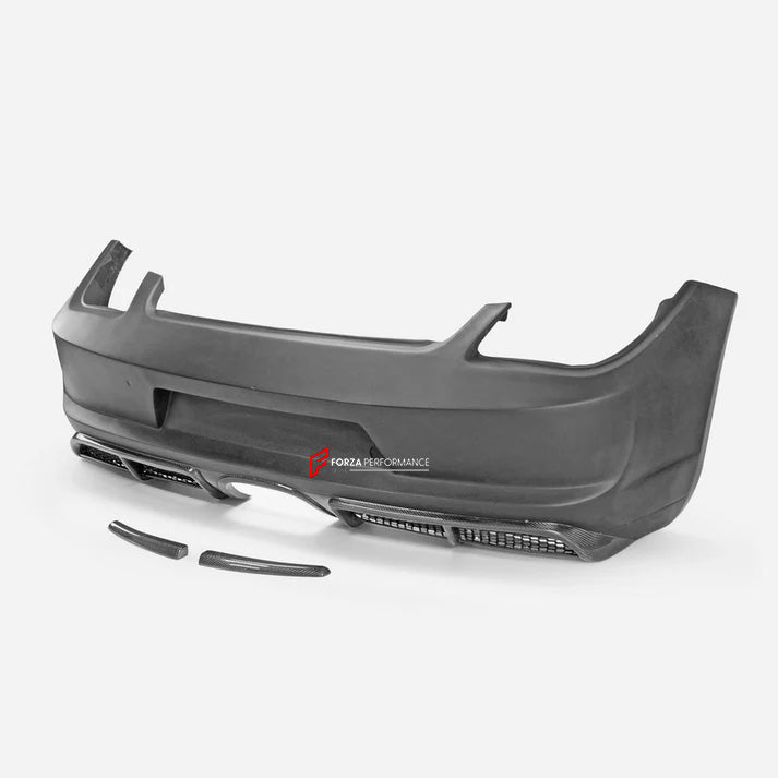 Buy Now CONVERSION CARBON REAR BUMPER for PORSCHE CAYMAN 987.2 upgrade to GT4 and upgrade car parts from SIR Tuning at the Best Price. Headlights, Tail lights, Bodykits, Navigations, Carbon body kit and more - Fast & Free Shipping within Europe, US & Worldwide.