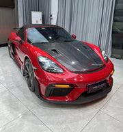 Buy Now CONVERSION DRY CARBON BODY KIT for PORSCHE 718 982 CAYMAN BOXSTER UPGRADE TO GT4 2016+ and upgrade car parts from SIR Tuning at the Best Price. Headlights, Tail lights, Bodykits, Navigations, Carbon body kit and more - Fast & Free Shipping within Europe, US & Worldwide.