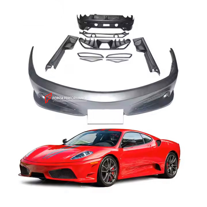 Buy Now CONVERSION BODY KIT for FERRARI F430 upgrade to SCUDERIA and upgrade car parts from SIR Tuning at the Best Price. Headlights, Tail lights, Bodykits, Navigations, Carbon body kit and more - Fast & Free Shipping within Europe, US & Worldwide.