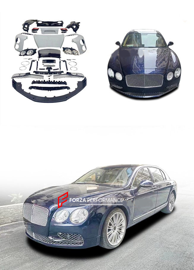 Buy Now CONVERSION BODY KIT for BENTLEY FLYING SPUR 2005 - 2013 to 2013 - 2016 and upgrade car parts from SIR Tuning at the Best Price. Headlights, Tail lights, Bodykits, Navigations, body kit and more - Fast & Free Shipping within Europe, US & Worldwide.