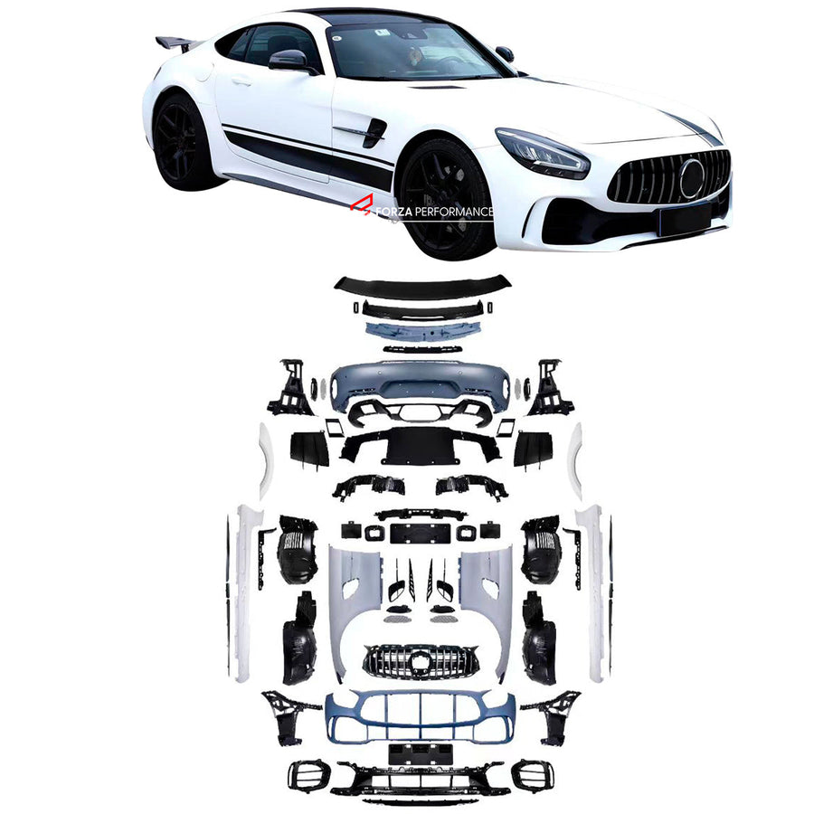 Buy Now CONVERSION for MERCEDES BENZ AMG GT GTS C190 UPGRADE to AMG GTR 2015-2022 FACELIFT and upgrade car parts from SIR Tuning at the Best Price. Headlights, Tail lights, Bodykits, Navigations, Carbon body kit and more - Fast & Free Shipping within Europe, US & Worldwide.