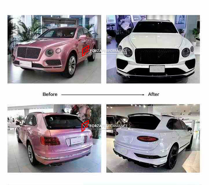 Buy Now CONVERSION BODY KIT for BENTLEY BENTAYGA PL71 2015 - 2020 UPGRADE TO PL71 FACELIFT 2021+ and upgrade car parts from SIR Tuning at the Best Price. Headlights, Tail lights, Bodykits, Navigations, body kit and more - Fast & Free Shipping within Europe, US & Worldwide.