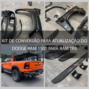 Buy Now KIT DE CONVERSÃO PARA ATUALIZAÇÃO DO DODGE RAM 1500 PARA RAM TRX and upgrade car parts from SIR Tuning at the Best Price. Headlights, Tail lights, Bodykits, Navigations, body kit and more - Fast & Free Shipping within Europe, US & Worldwide.